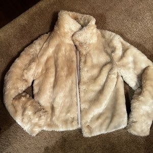 Faux fur coat